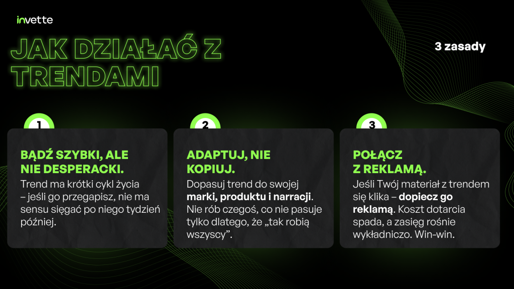Jak działać z trendami w Social Mediach – 3 zasady