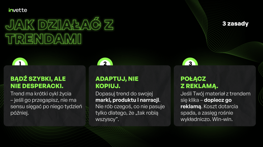 Jak działać z trendami w Social Mediach – 3 zasady